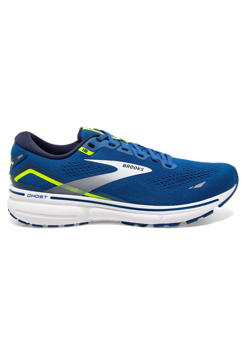 

Кроссовки Brooks Ghost 15, синий ночной / белый