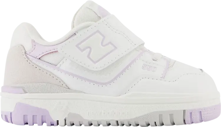 

Кроссовки 550 Bungee Lace Top Strap Toddler 'White Thistle', белый