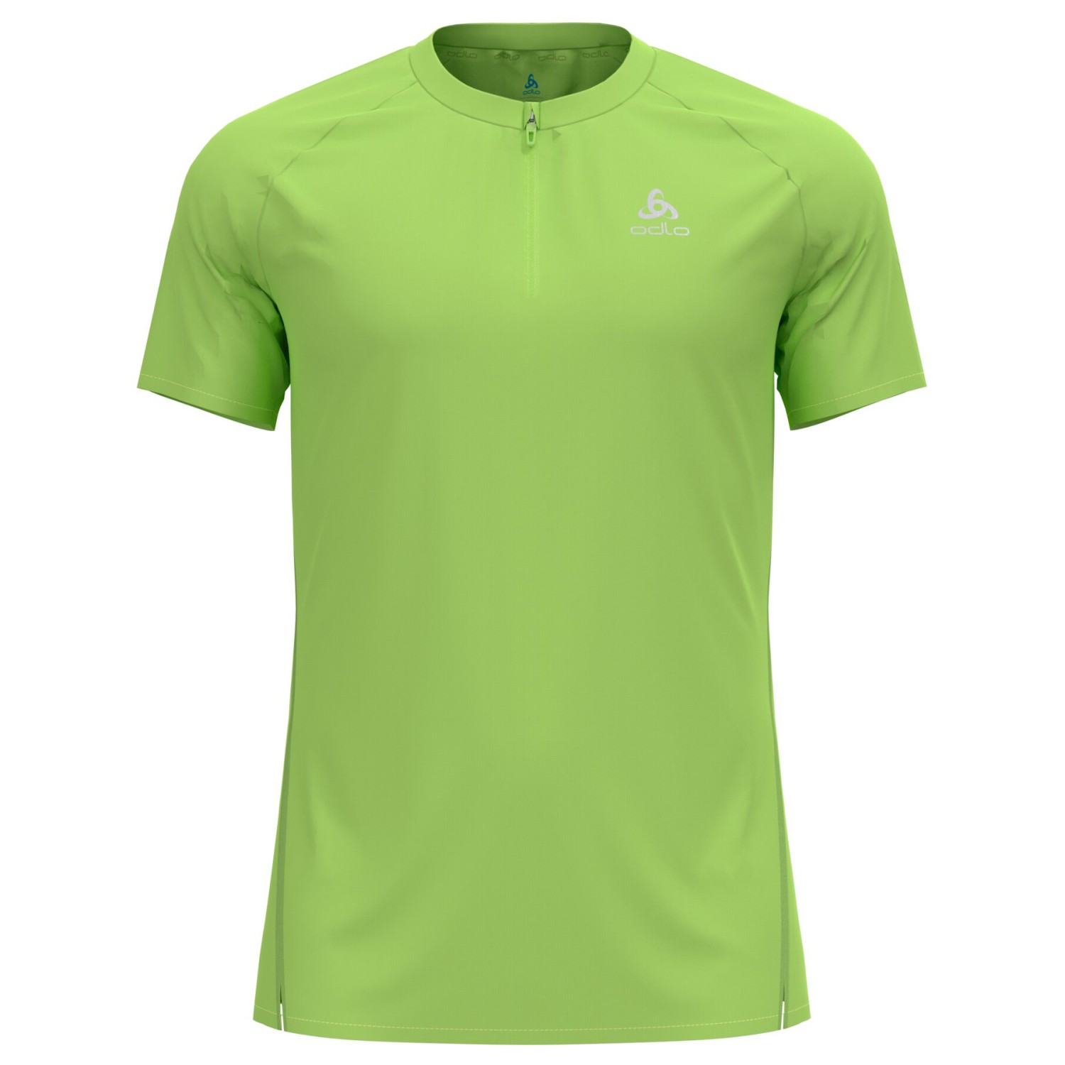 Беговая рубашка Odlo X Alp Trail Crew Neck S/S Half Zip, цвет Sharp Green цена и фото