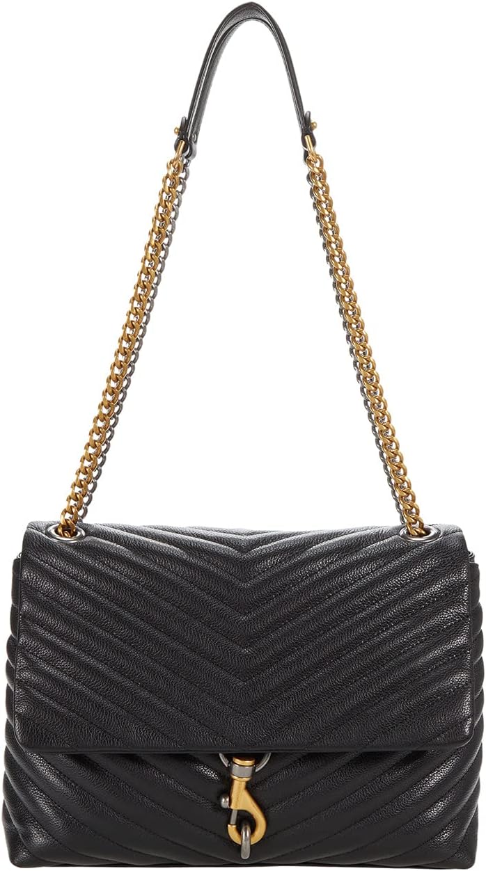 

Сумка Edie Flap Shoulder Rebecca Minkoff, черный