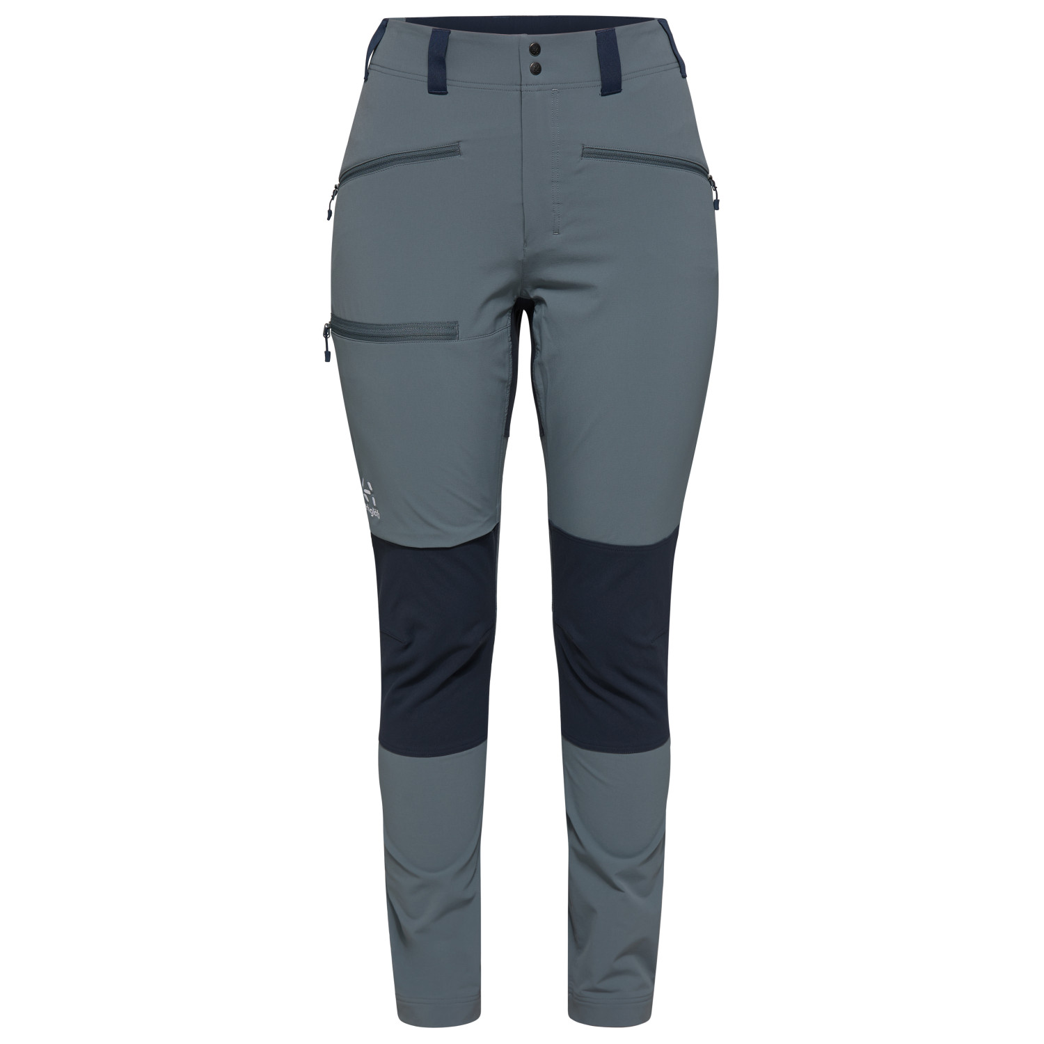 цена Трекинговые брюки Haglöfs Women's Mid Slim Pant, цвет Steel Blue/Tarn Blue