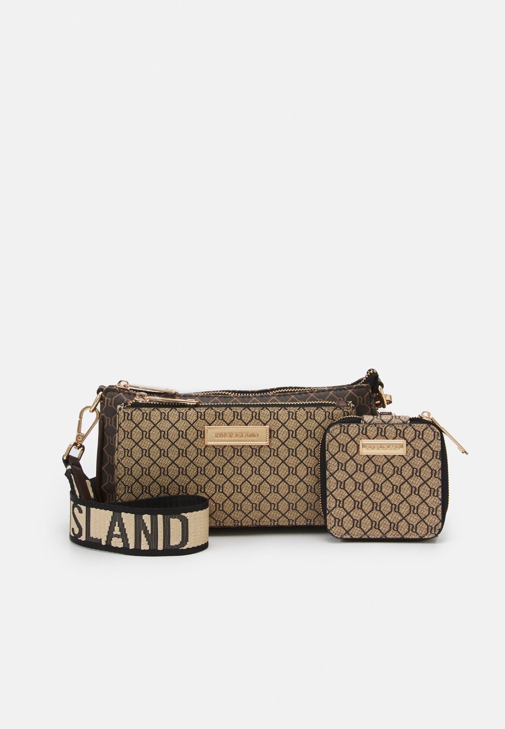 

Сумка через плечо Set River Island, коричневый