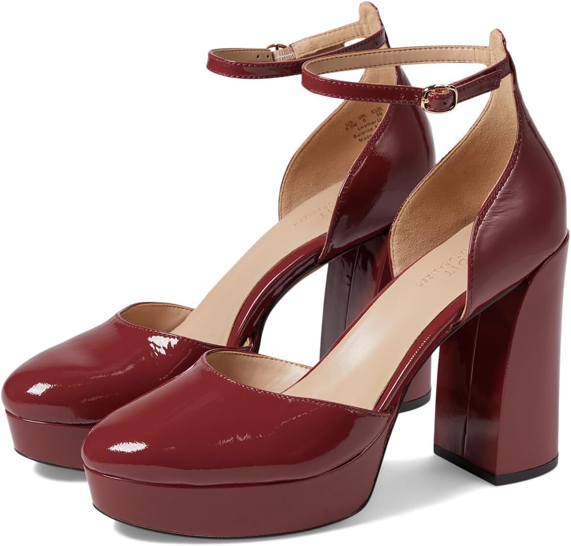 

Туфли 27 Edit Giovanna Naturalizer, цвет Ruby Red Patent Leather