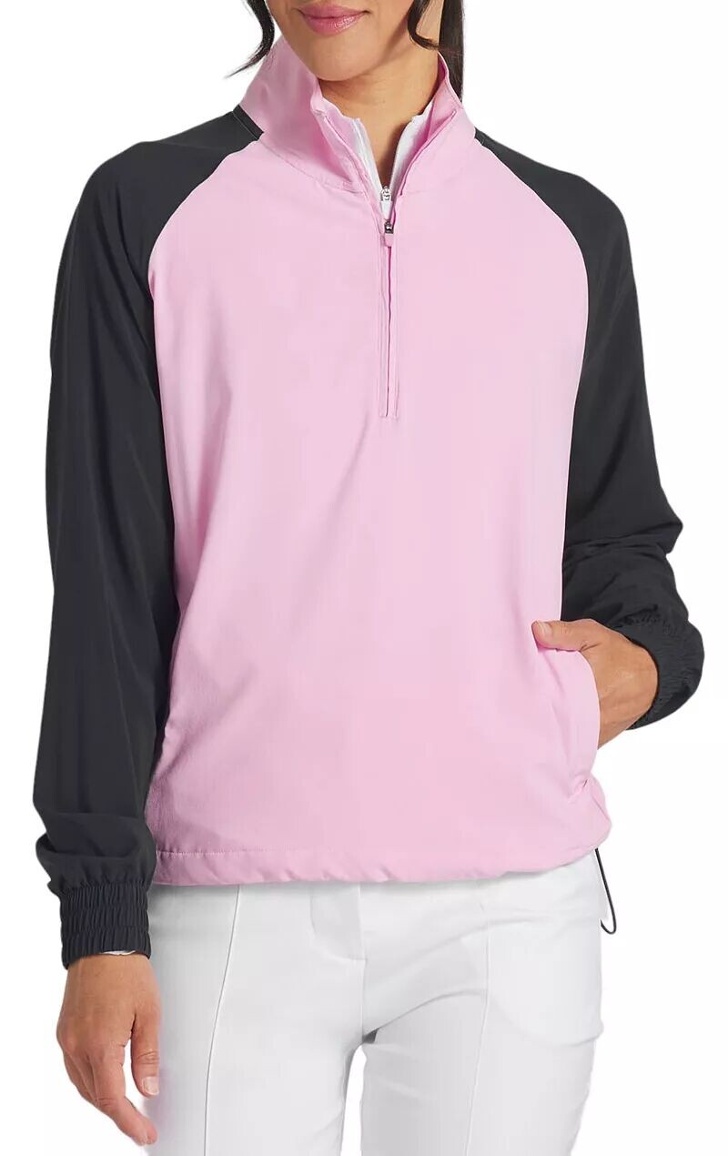 

Женский легкий пуловер для гольфа Puma с молнией 1/4, розовый