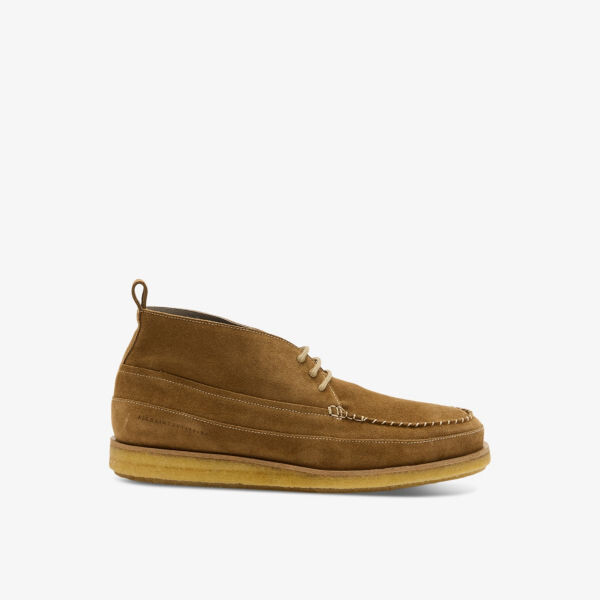 

Замшевые ботинки alto на шнуровке Allsaints, цвет tan