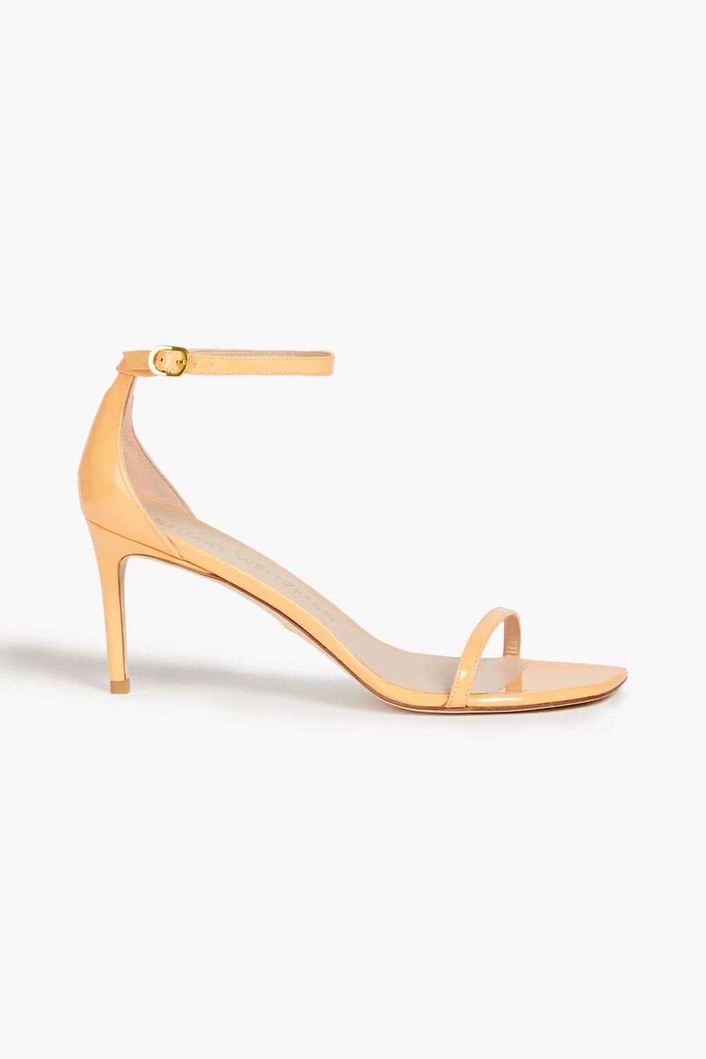 

Босоножки из лакированной кожи Stuart Weitzman, пастельно-оранжевый