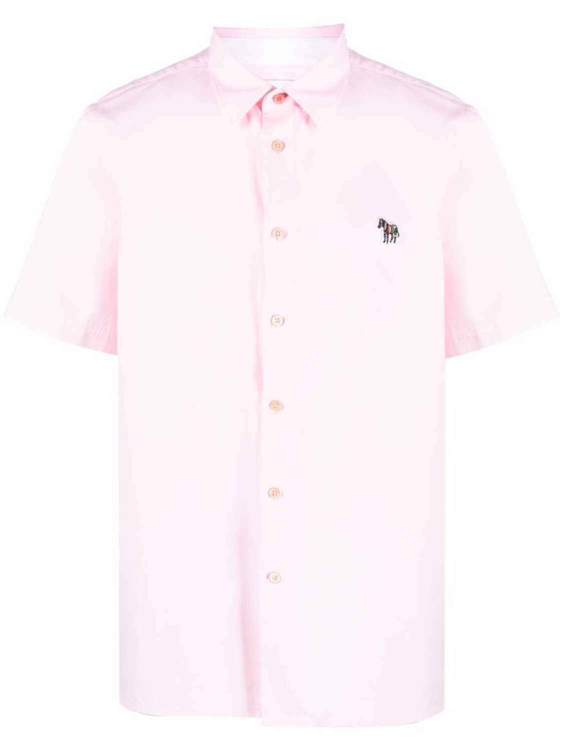 

Рубашка с нашивкой Zebra PS Paul Smith, розовый