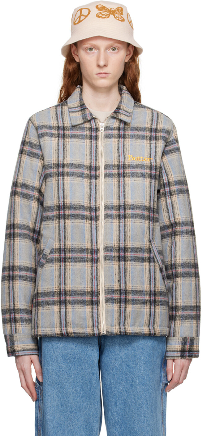 

Синий пиджак в клетку Butter Goods