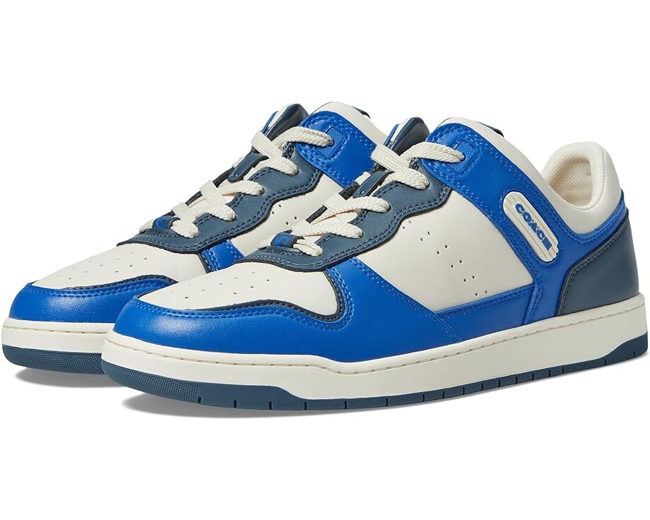 

Кроссовки COACH C201 Leather Sneaker, цвет Blue Fin