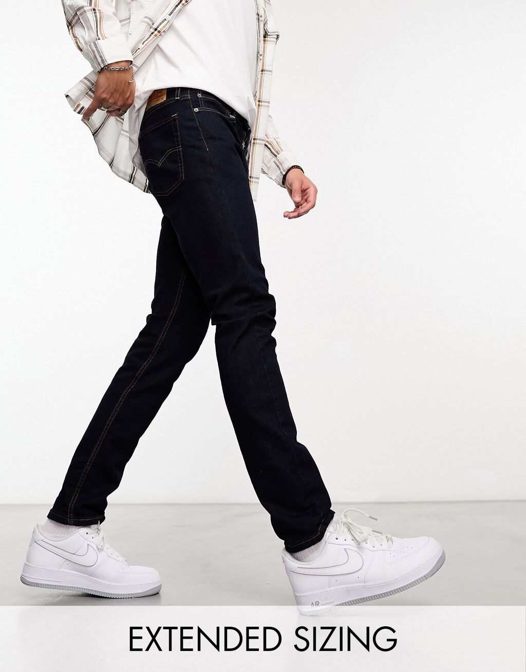 

Темно-синие джинсы скинни Levi's 510