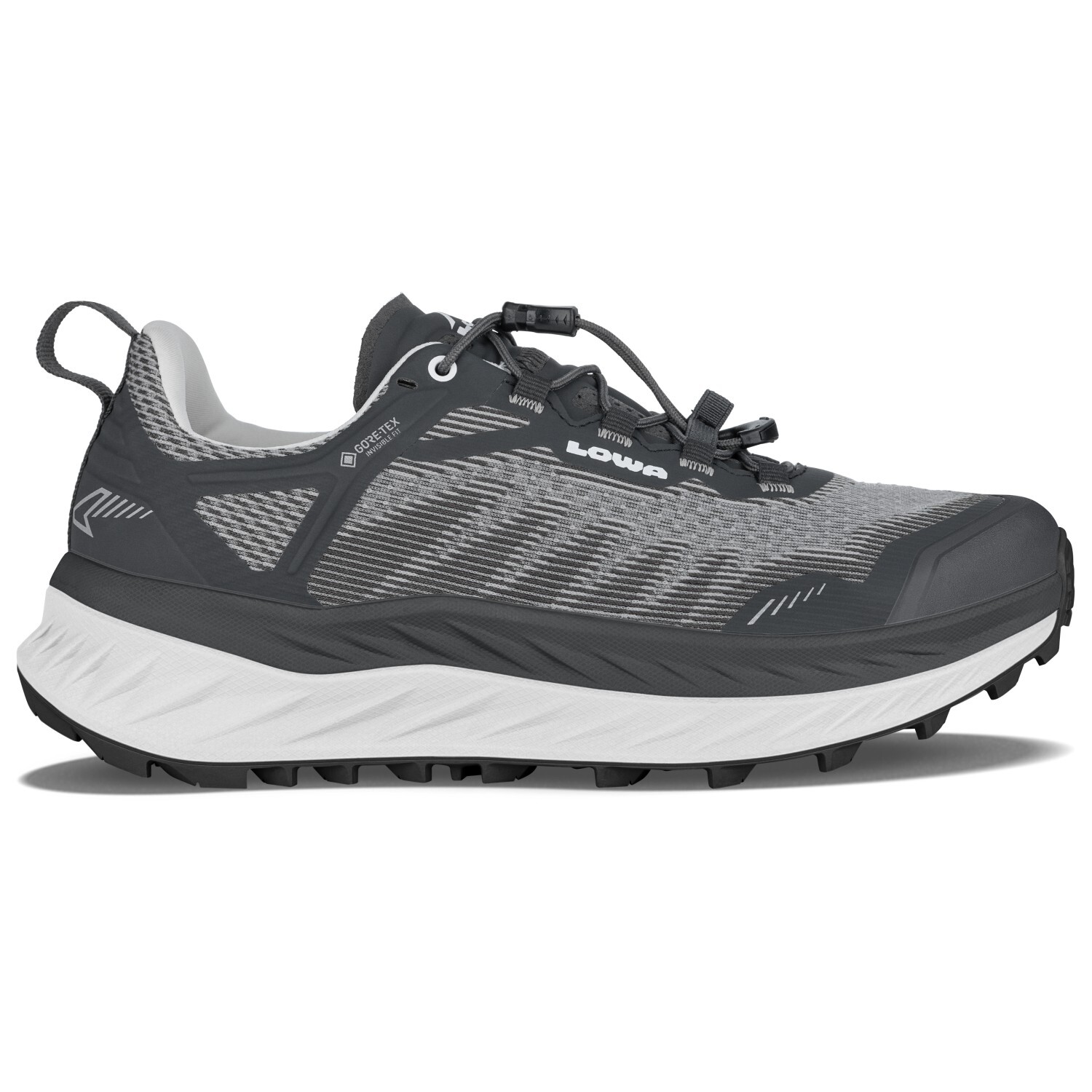 

Кроссовки для бега по пересеченной местности Lowa Women's Fortux GTX, цвет Black/White