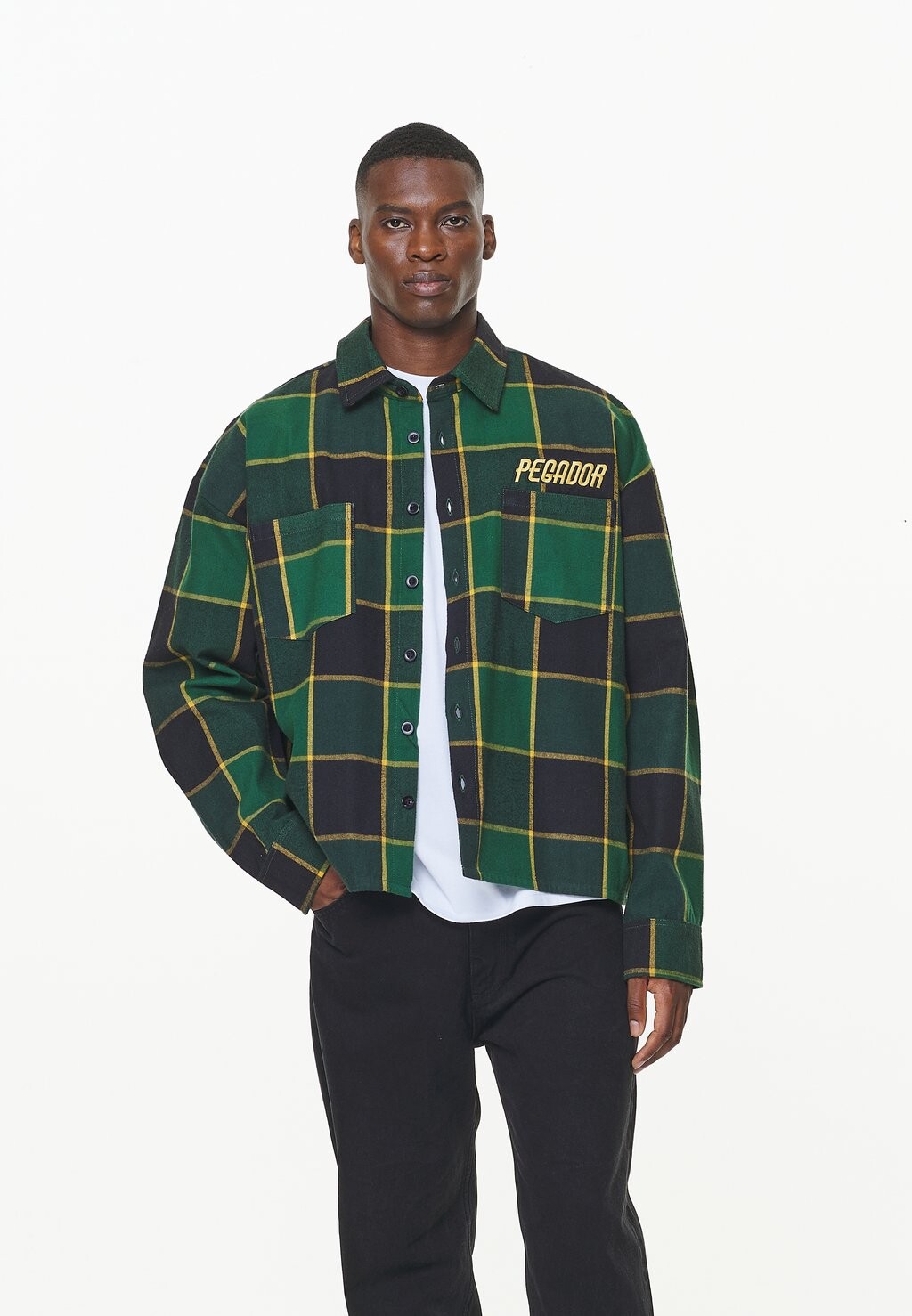 

Рубашка EASTFIELD SHIRT Pegador, цвет vintage washed british green / onyx black