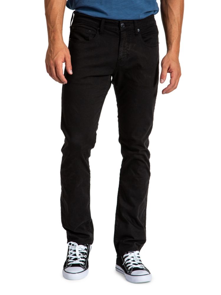 Джинсы узкого кроя с высокой посадкой Barfly Stitch'S Jeans, цвет Jet Black