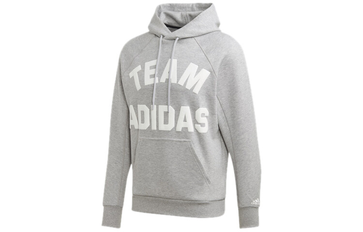 

Мужская спортивная толстовка с капюшоном, серая Adidas, серый