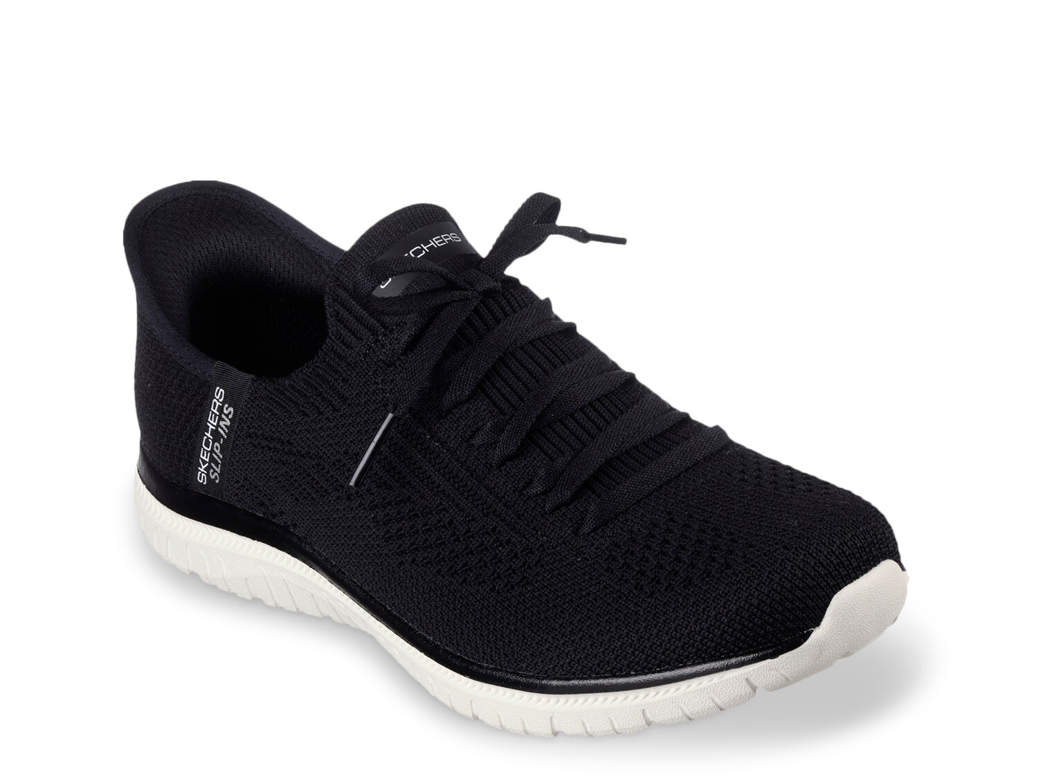 Кроссовки Skechers Hands Free Slip-Ins Virtue Divinity, черный/белый кроссовки go walk arch fit slip ins hands free skechers performance нави