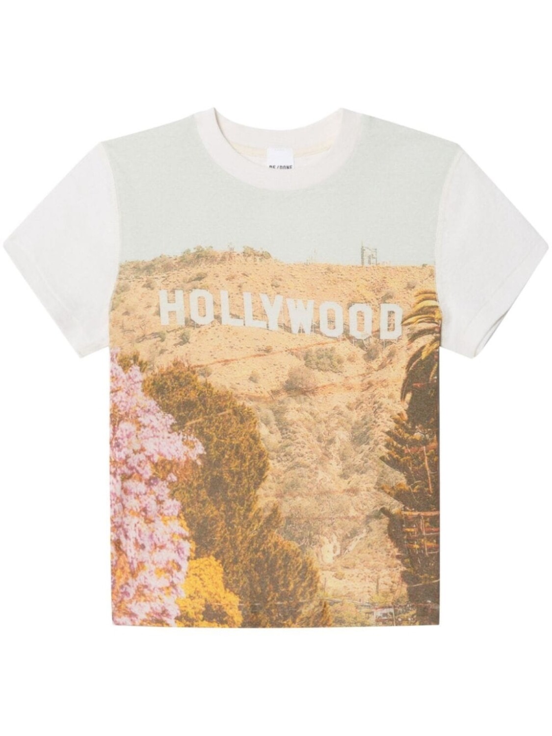 

RE/DONE футболка 90s Hollywood, белый