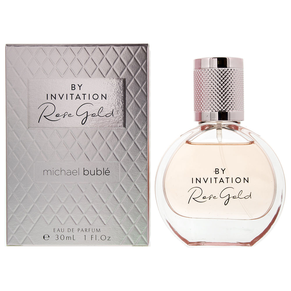 цена Духи By invitation rose gold eau de parfum Michael buble, 30 мл