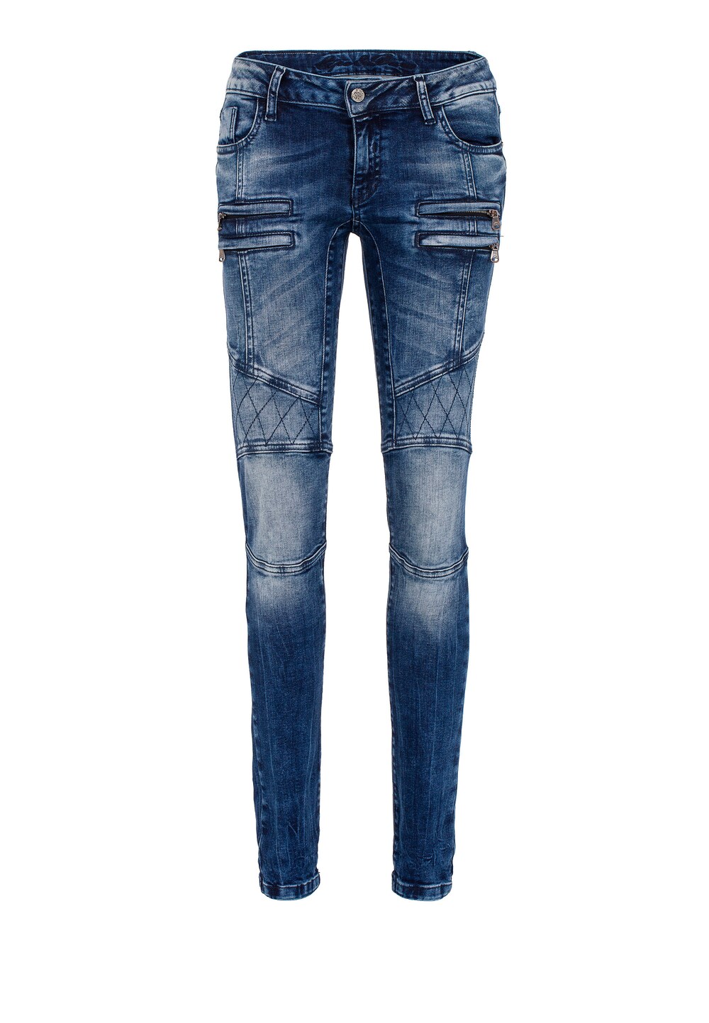 Узкие джинсы CIPO & BAXX Natty, синий фартук natty серый