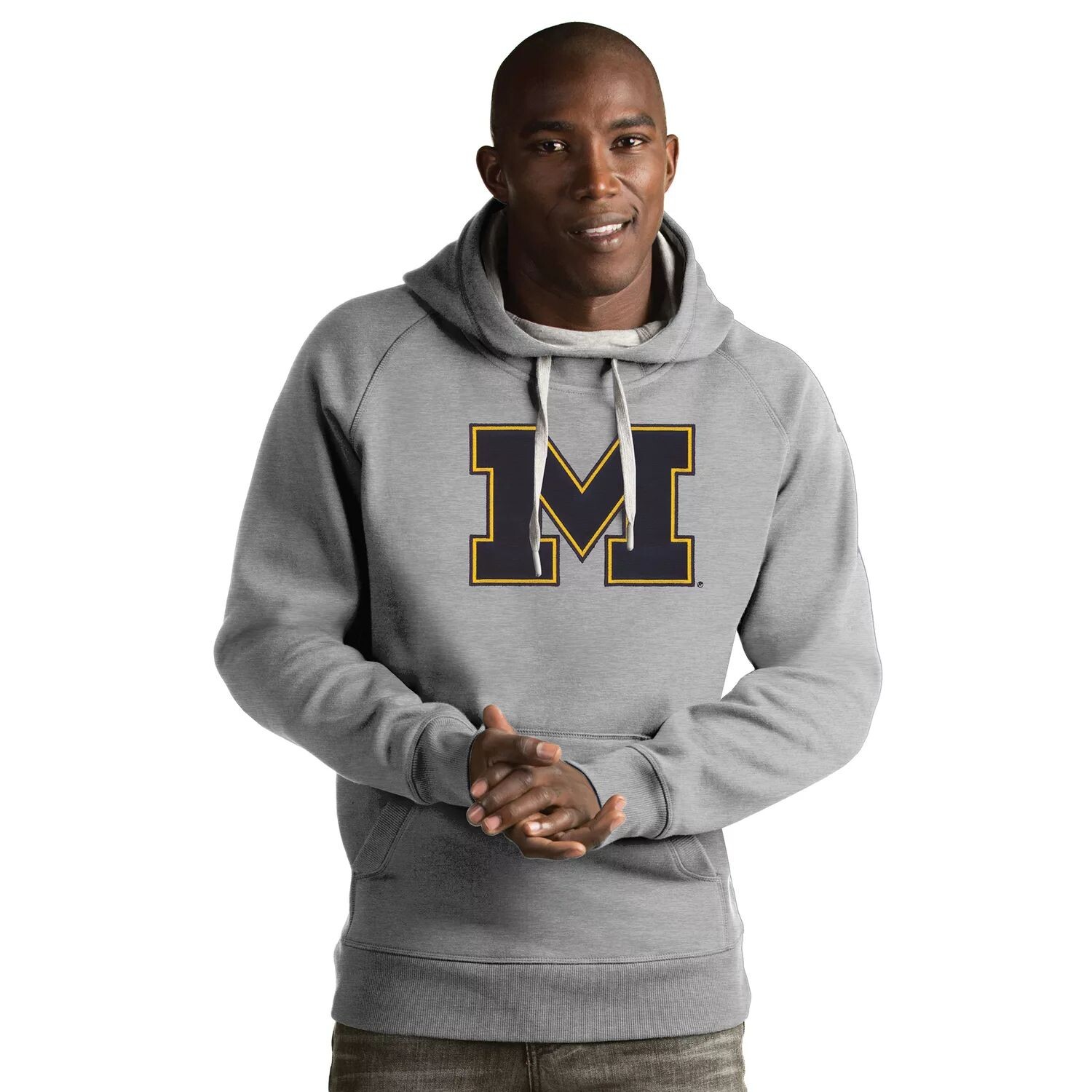 

Мужская толстовка Michigan Wolverines Victory Antigua