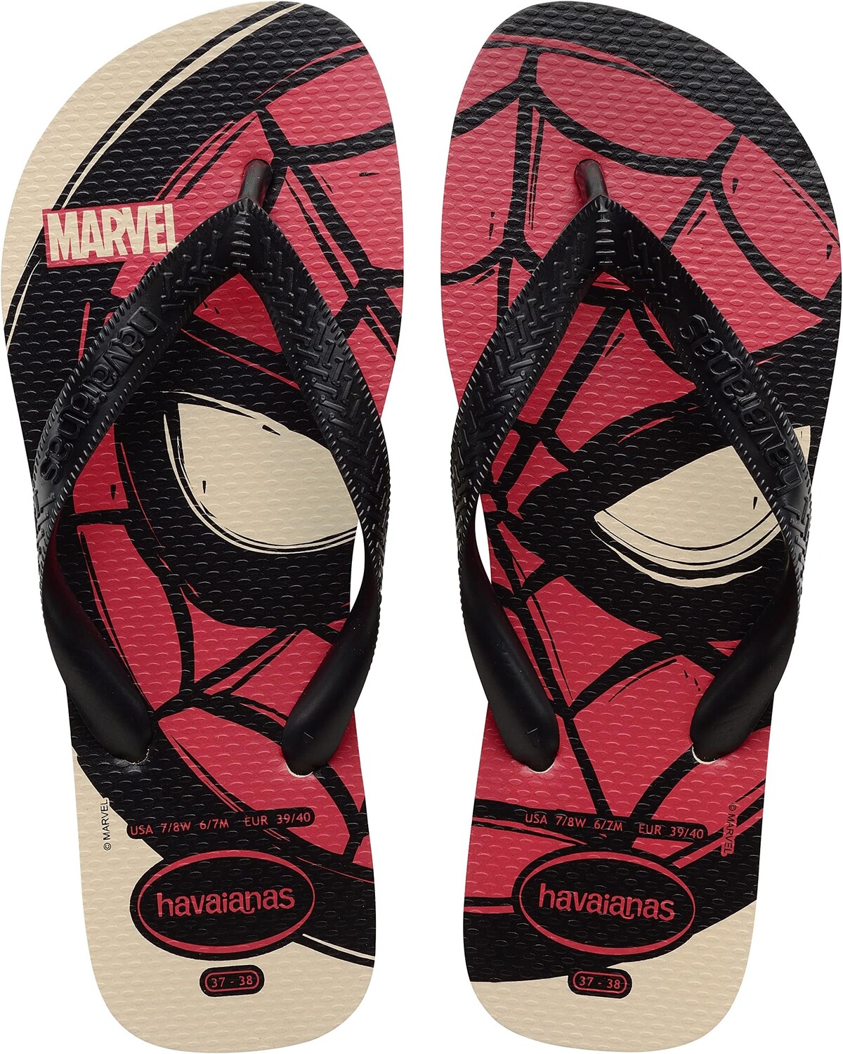

Шлепанцы Top Marvel Logomania Flip Flop Sandal Havaianas, бежевый