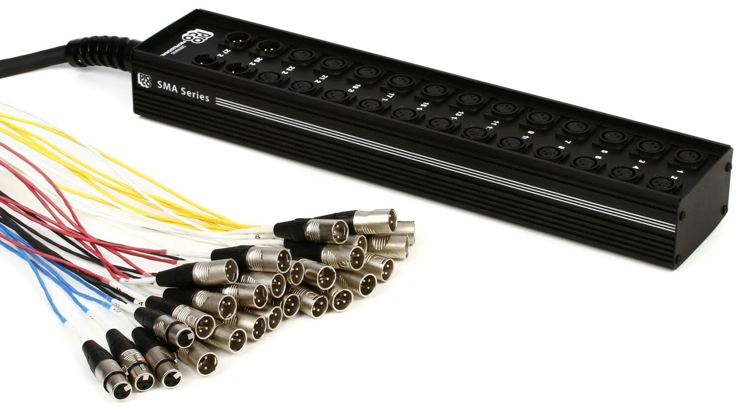 

Pro Co SMA2404FBX-150 SMA Series 24x4 Stage Snake с возвратами XLR — 150 футов