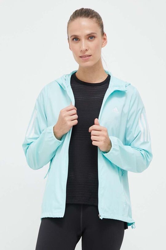 

Беговая куртка Own The Run adidas, бирюзовый, Зеленый