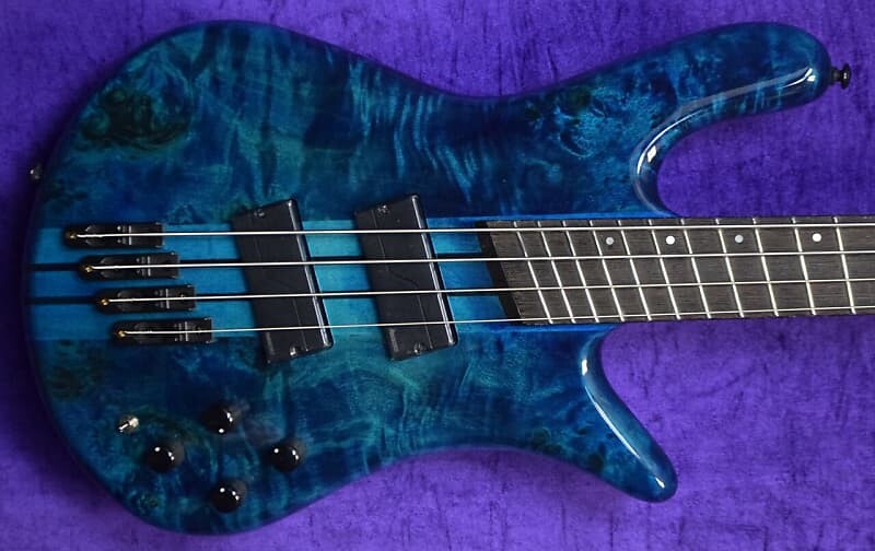 

Басс гитара Spector NS Dimension 4, Black and Blue Gloss w/ Wenge