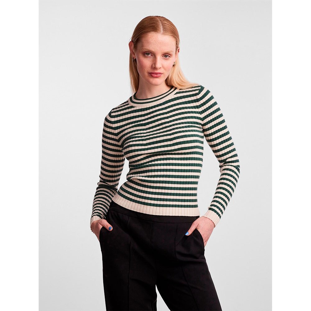 

Свитер Pieces Crista O Neck, зеленый
