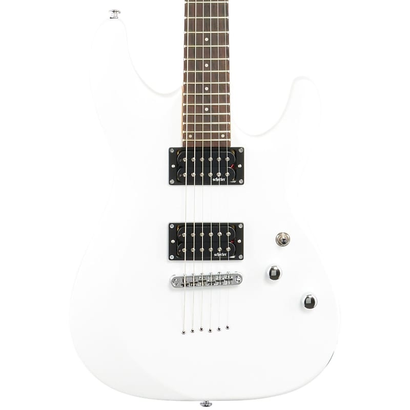 цена Электрогитара Schecter C-6 Deluxe Electric Guitar, Satin White