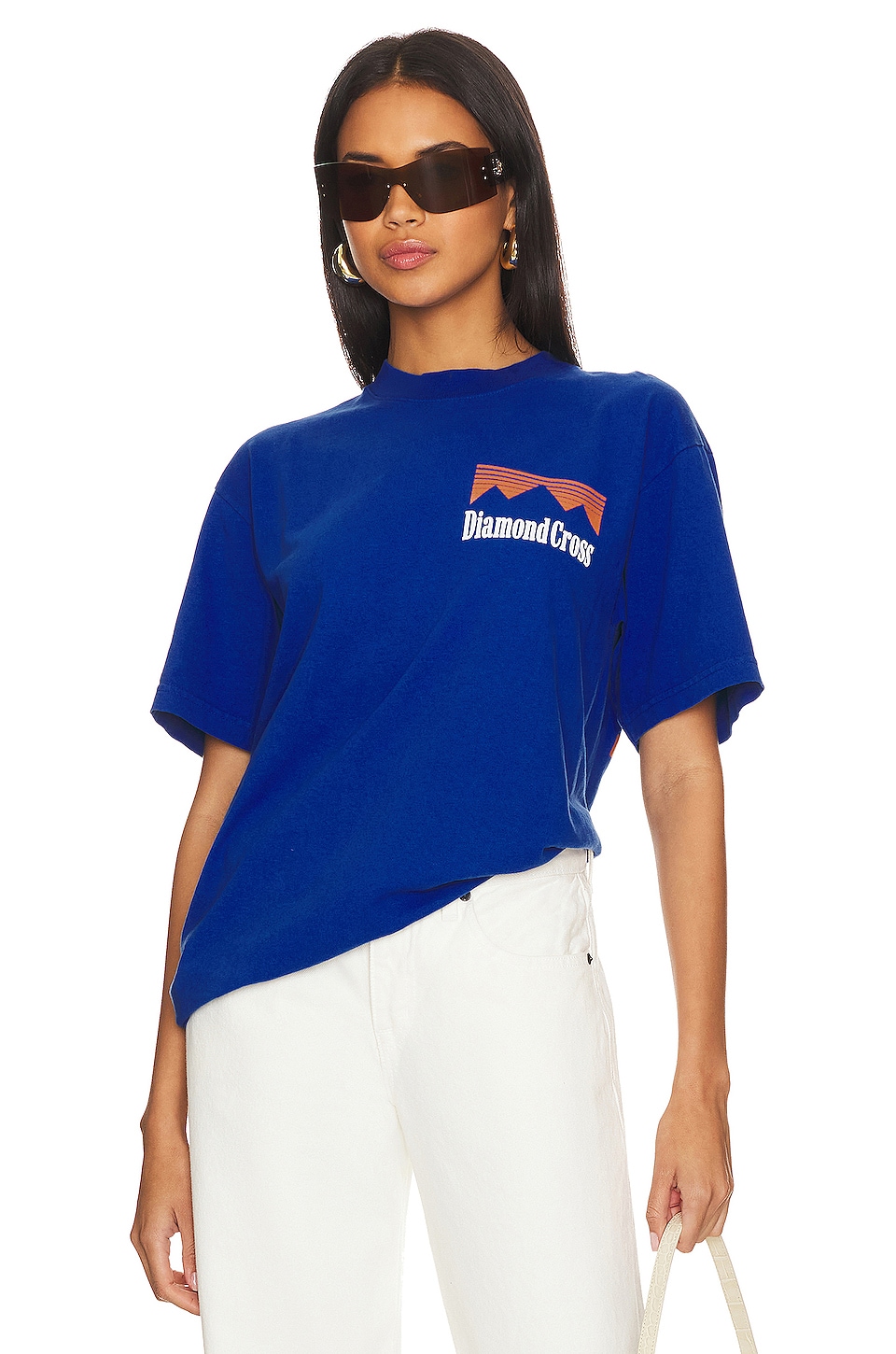 цена Футболка Diamond Cross Ranch Three Peaks T-shirt, синий
