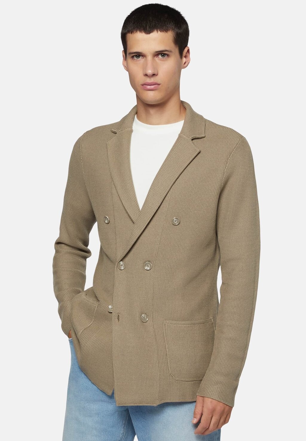 

Кардиган Boggi Milano, серо-коричневый
