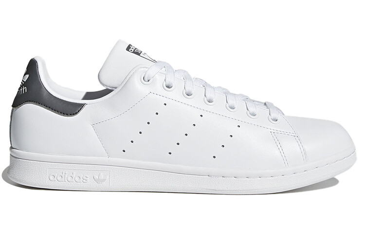 

Кроссовки для скейтбординга Stan Smith, унисекс, низкие, белые/серые Adidas Originals