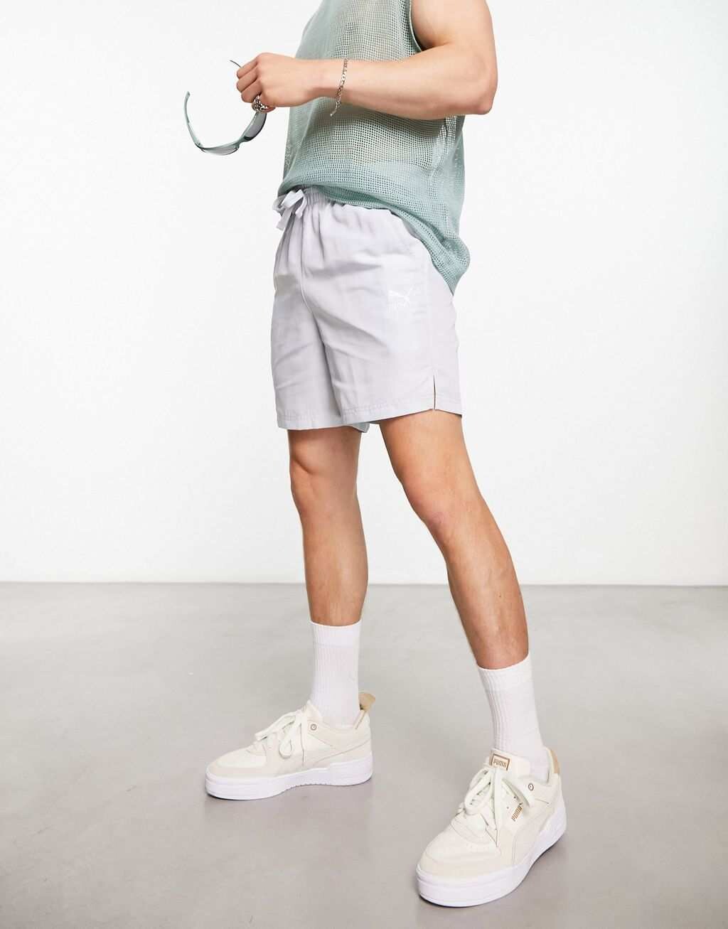 

Серые шорты Puma Classics 6 дюймов