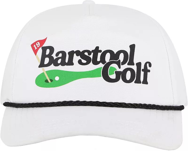 Спортивная мужская парусиновая шляпа для гольфа с веревкой Barstool Sports, белый