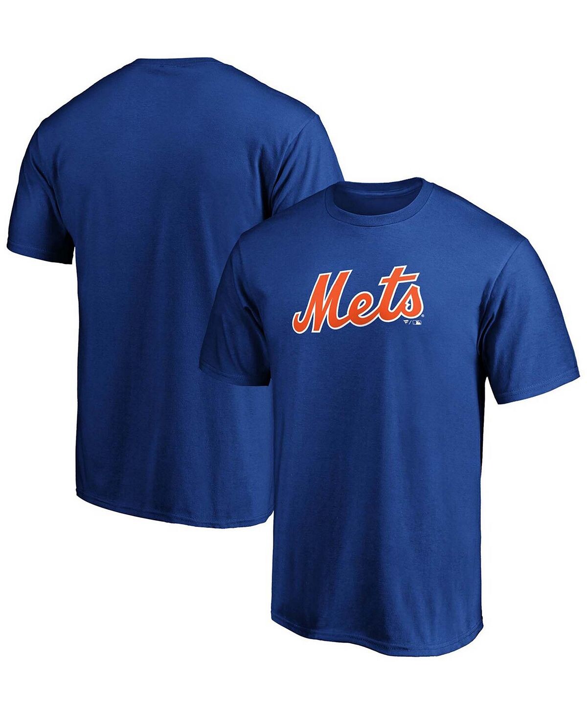 

Мужская футболка с официальной надписью Royal New York Mets Fanatics