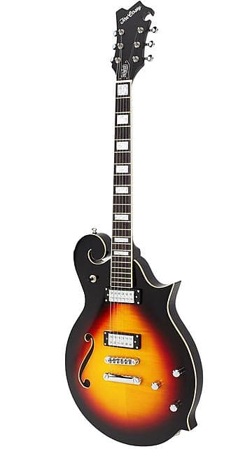 цена Электрогитара Eastwood MRG Series Maple Top Tone Chambered Mahogany Body Set Maple Neck 6-String Guitar w/Gig Bag