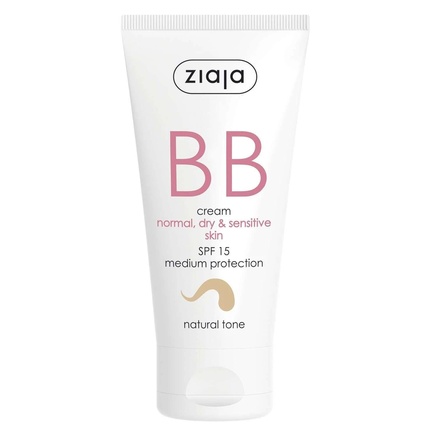Bb крем для нормальной, сухой и чувствительной кожи с естественным тоном Spf15 50мл, Ziaja