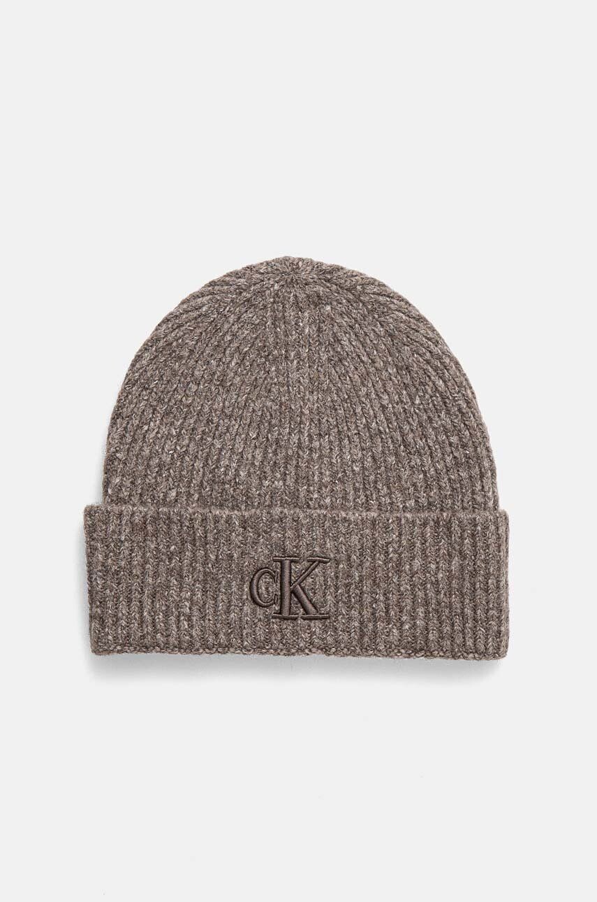 

Кепка из смесовой шерсти Calvin Klein Jeans, серый