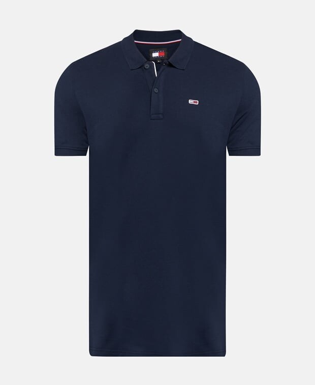 

Рубашка поло Tommy Jeans, темно-синий