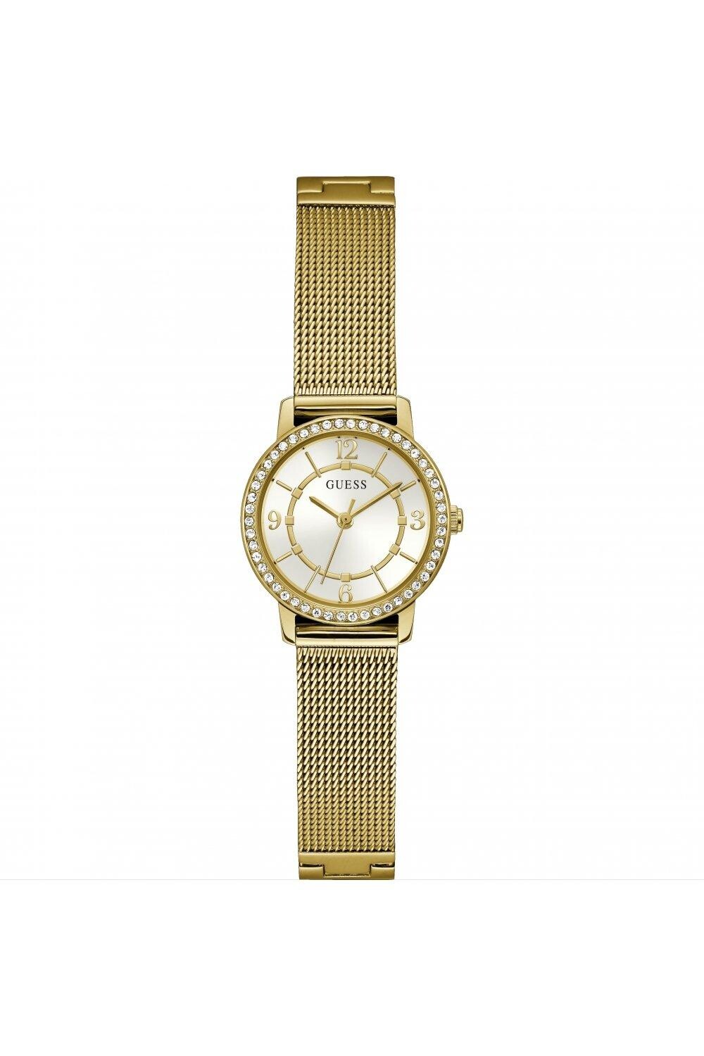 

Модные аналоговые кварцевые часы Melody из нержавеющей стали - Gw0534L2 Guess, белый