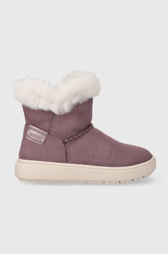 цена Детская зимняя обувь J36HUD 000AU J THELEVEN Geox, фиолетовый