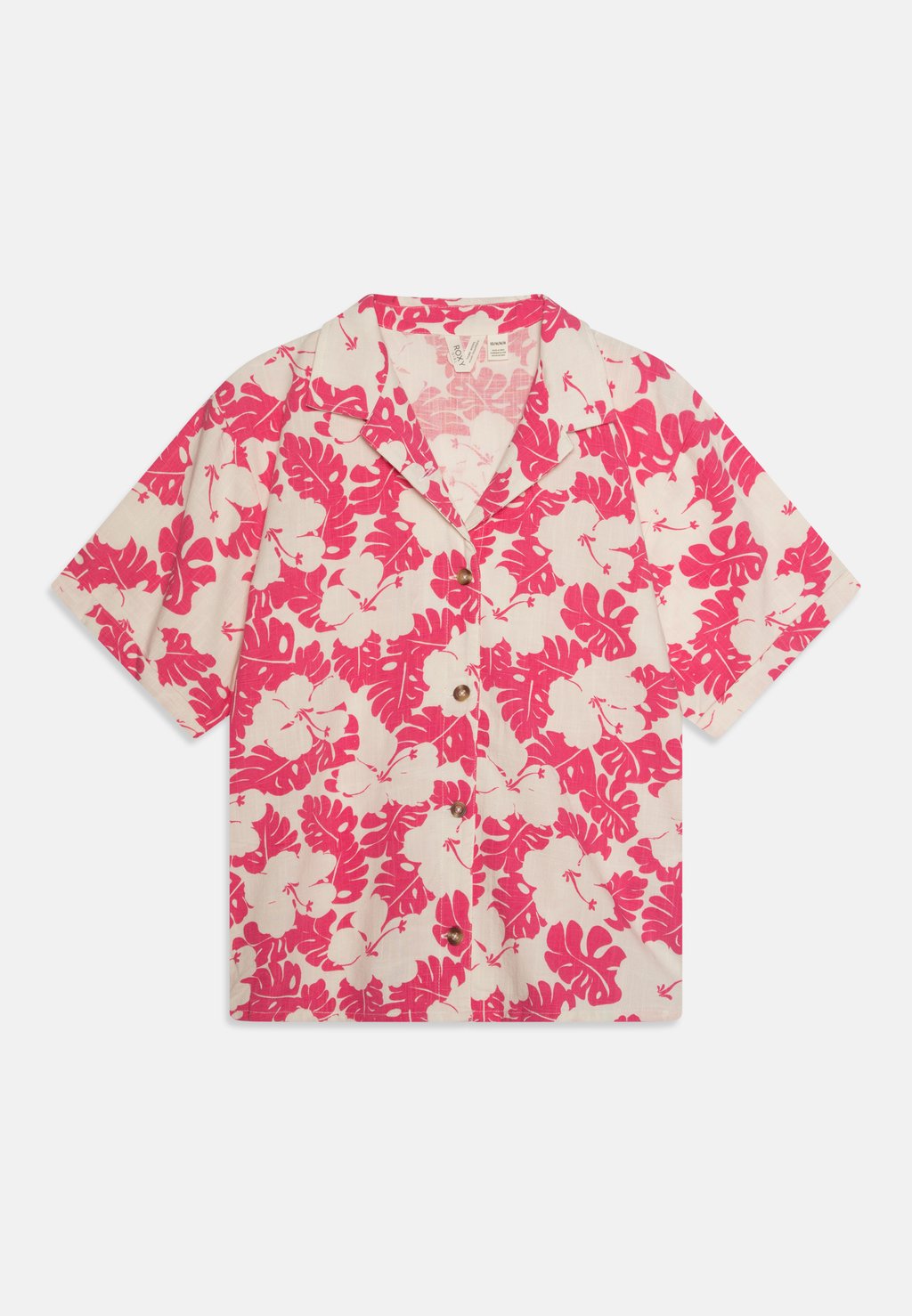 Блузка-рубашка HOLD ME CLOSER Roxy, цвет shocking pink классические пляжные хипстерские брюки с принтом roxy цвет shocking pink hello aloha