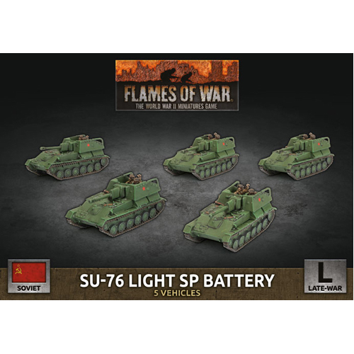 Фигурки Flames Of War: Su-76 Light Sp Battery (X5 Plastic)