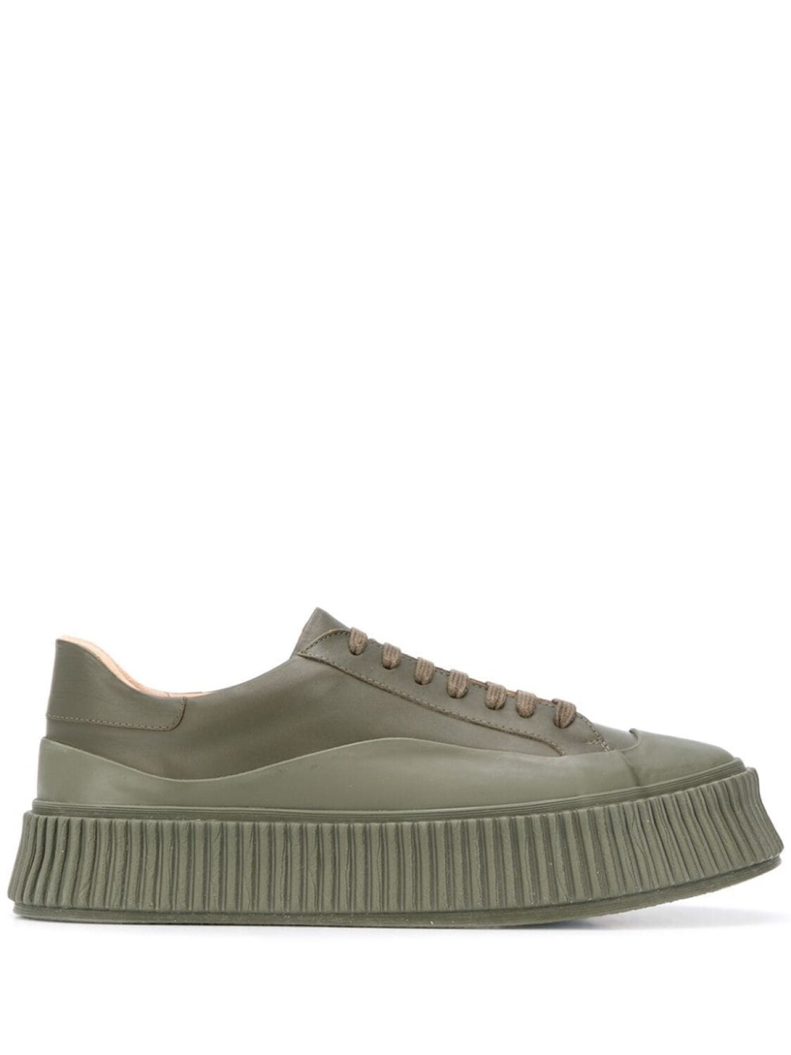 

Кеды на платформе Jil Sander, зеленый, Серый, Кеды на платформе Jil Sander, зеленый