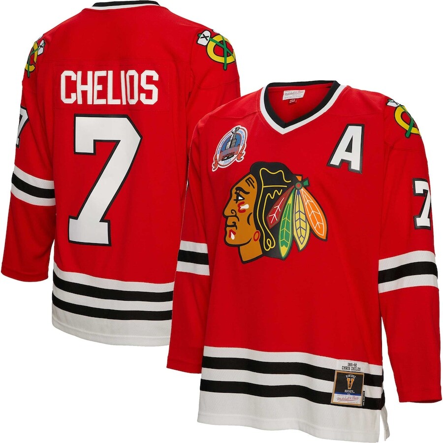 

Джерси Mitchell & Ness Chicago Blackhawks, красный