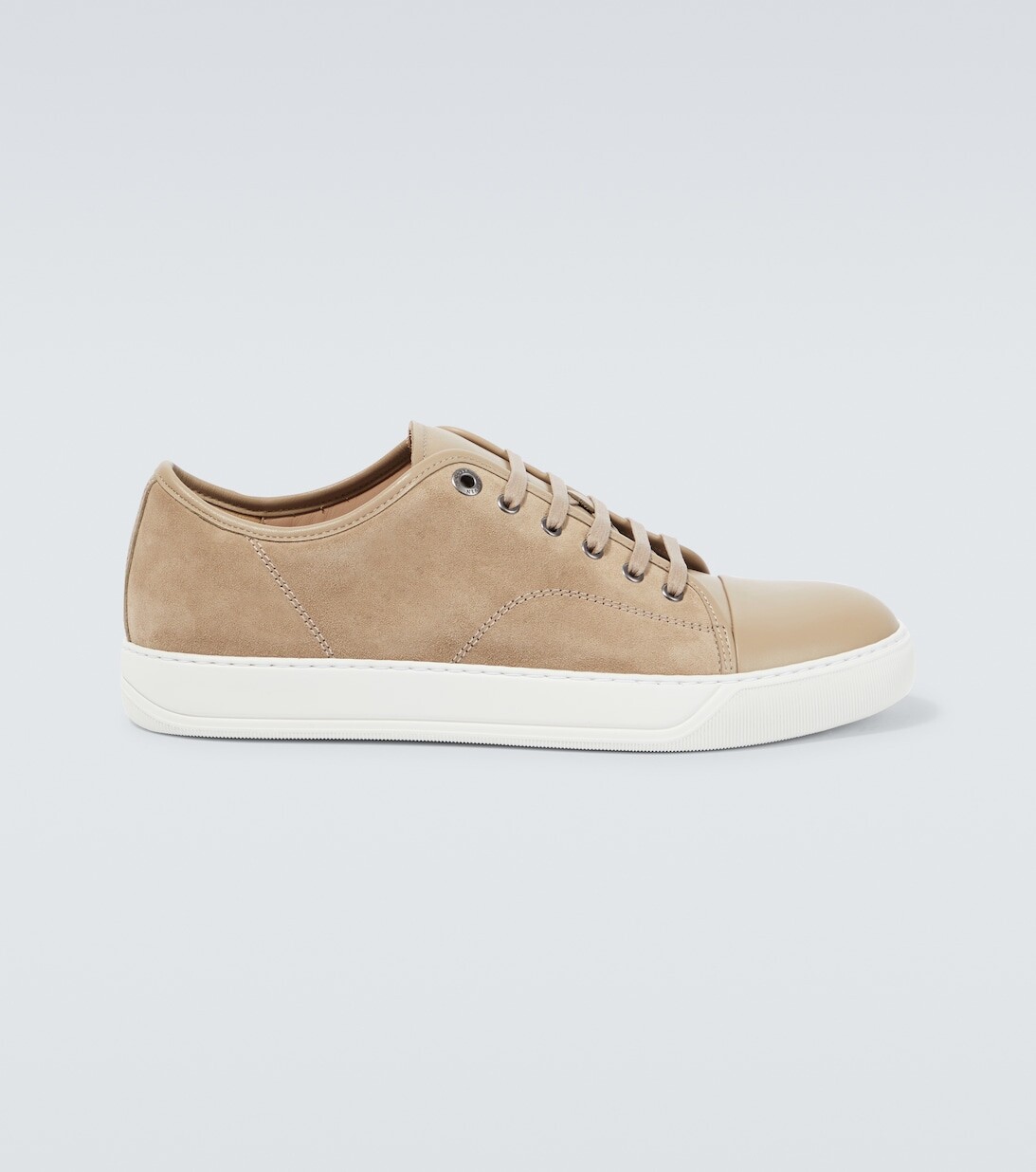 

Кроссовки DBB1 из кожи и замши Lanvin, бежевый
