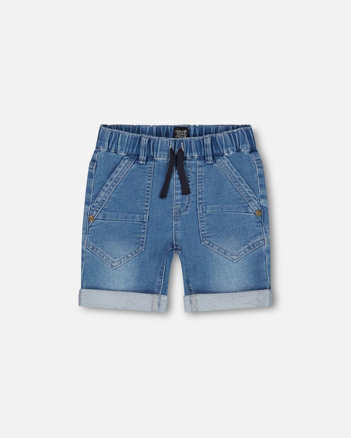 

Голубые джинсовые шорты стрейч Deux par Deux, цвет Light Blue Denim