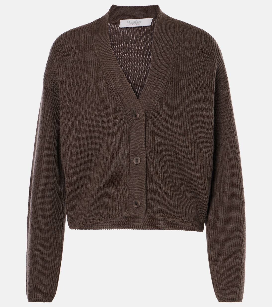 

Йоркский шерстяной кардиган Max Mara, цвет nocciola