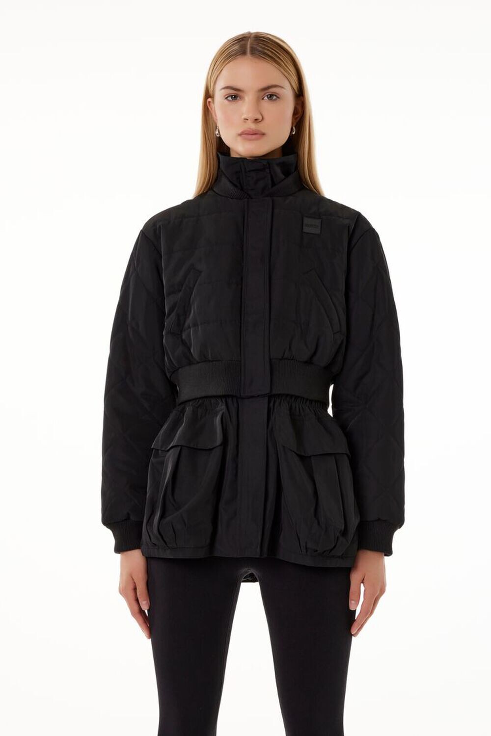 

Пуховик Barneys New York Forever 21, черный