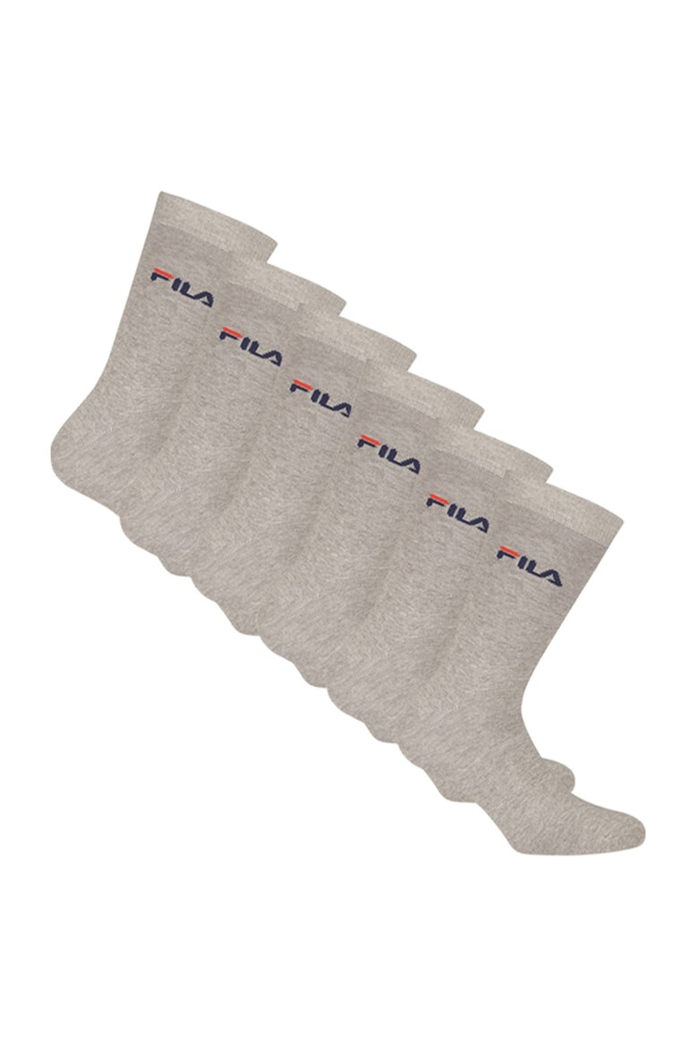 

Носки с логотипом, 6 пар Fila, серый